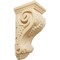 Ekena Millwork 4 1/2"W x 5"D x 10"H Medium Grape Corbel, Maple CORW04X05X10GRMA - alternate 1